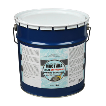 Мастика битумная 20 кг ХозДвор, изоляционная Мастика битумная 20 кг ХозДвор, изоляционная