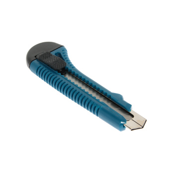 Нож строительный 18мм корпус пластик направл.металл (3064952) "888" *1/30/360