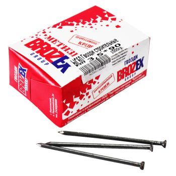 Гвозди строительные 3.5х90 мм BROZEX, 1 кг