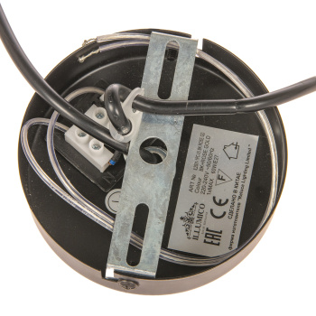 Люстра IL2001-1PC-05 BK ROSE GD 40Вт Е27 S=6м2  *1