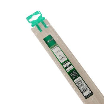 Порог-стык полукруглый ПС 04 900мм 106 ясень белый (44,5*4,3мм) Лука *1/6/48