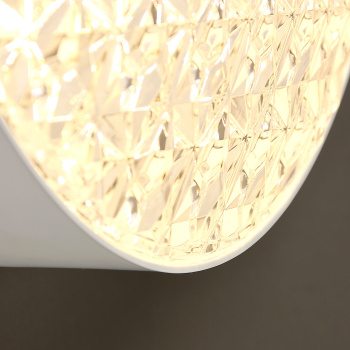 Светильник светодиодный акриловый 500мм 96W 9017/48W*2 LED 3 реж пульт S=22м2 VERNER LIGHTING *1