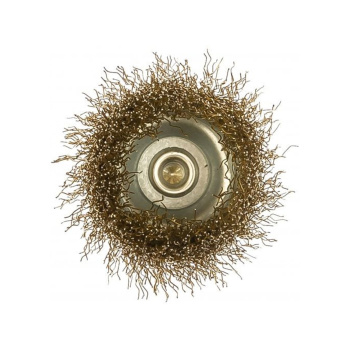 Щетка-крацовка "чашка" для дрели 50 мм латунь VIRA (арт.572051) *1