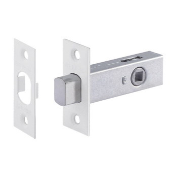 Задвижка дверная врезная д/дерев.дверей БЕЛАЯ З-45 Нора-М *1/20/100