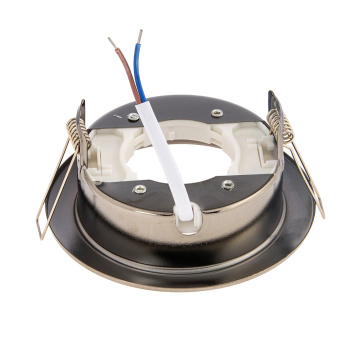 Светильник встраиваемый GX53 H4-GL Ecola без рефлектора глубокий Черный хром FB53GLECB *10/50