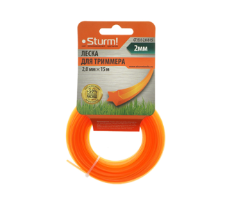 Леска Sturm!, 15 м, 2 мм, звезда Леска Sturm!, 15 м, 2 мм, звезда