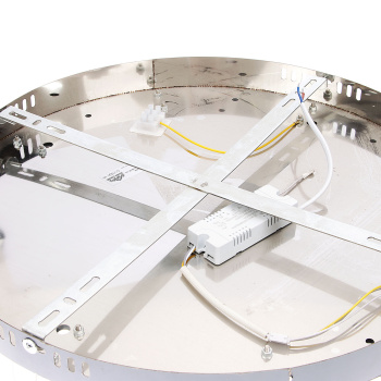 Светильник светодиодный акриловый 450мм 48W 8990/24W*2 LED 3 реж(т. и х.свет,смеш) пульт S=22м2  VER