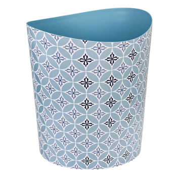 Корзина для мусора пластм. ДЕКО "Круги" 260x280x260мм М2498 ("М-Пластика")