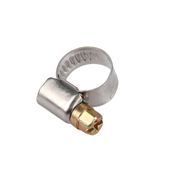 Хомут червячный 08-12мм (1/2") нерж. (2шт) пакет BROZEX *10