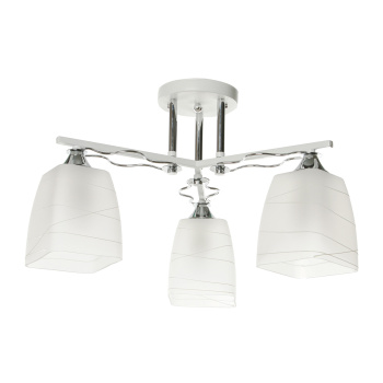 Люстра Verner Lighting N2260/3, 40 Вт, Е27, 3 лампы, белый/хром