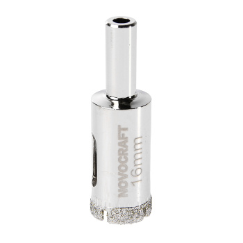 Коронка по стеклу/керамика 16мм алмазная (2шт) (KAC016052302) Novocraft *1