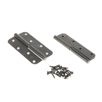 Петля оксид.ПН-130 левая (комплект 2 шт+саморезы) ДомоСтрой *1/150