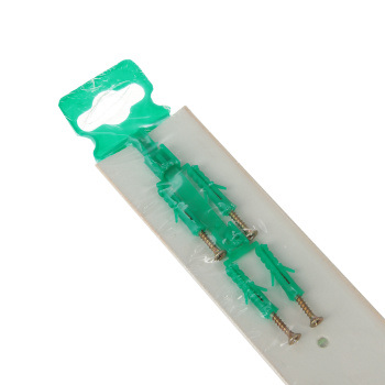 Порог-стык полукруглый ПС 04 900мм 106 ясень белый (44,5*4,3мм) Лука *1/6/48