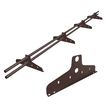 Снегозадержатель BORGE New Line труба D25, 4 опоры 3м для м/ч, профн трубчатый RAL 8017 шоколад *1 Снегозадержатель BORGE New Line труба D25, 4 опоры 3м для м/ч, профн трубчатый RAL 8017 шоколад *1