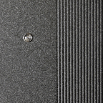 Дверь входная 2050х860х60 мм Двери Гуд М-2 GOODMAN, со стеклом, левая, черный шелк/белый