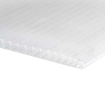 Поликарбонат 6 мм сотовый Flexy, 2.1х6 м, 0.77 кг/м², прозрачный Поликарбонат 6 мм сотовый Flexy, 2.1х6 м, 0.77 кг/м², прозрачный