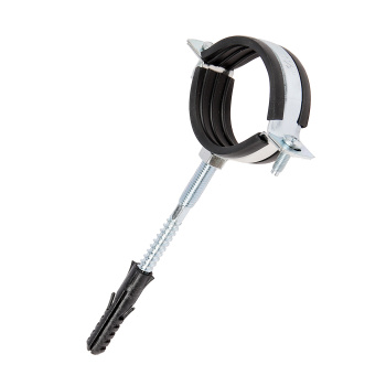 Хомут металлорезиновый с дюбелем и шурупом Ø 47-51 мм 1-1/2" СТМ CHSR0112 *1/75