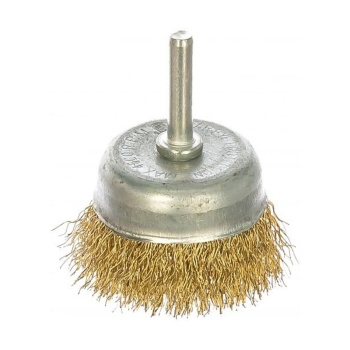 Щетка-крацовка "чашка" для дрели 50 мм латунь VIRA (арт.572051) *1