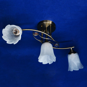 Люстра Verner Lighting А1384/3, 40 Вт, Е14, 3 лампы, античная бронза