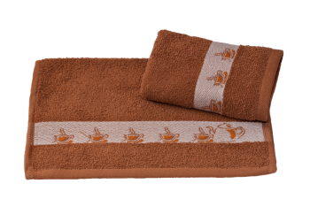 Полотенце махровое 30*60см Чашка 340гр/м2 Текстиль центр *10