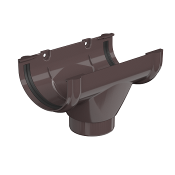 Воронка желоба 120 мм ТехноНиколь, темно-коричневый Воронка желоба 120 мм ТехноНиколь, темно-коричневый