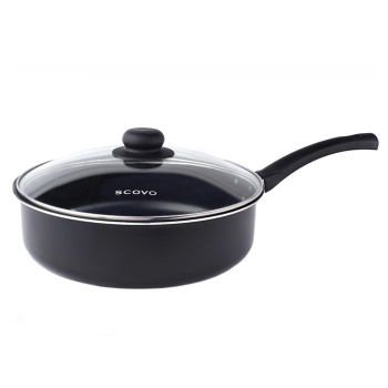 Сковорода алюм.а/приг. Scovo "Consul" d20см глуб."Сотейник" Стекл.кр. RC-018 ("Сково") *1/8