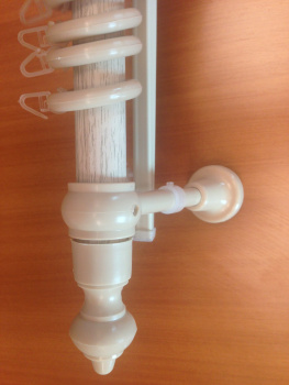 Карниз круглый d28мм Беленый дуб + U-шина 1,6 Магеллан *5