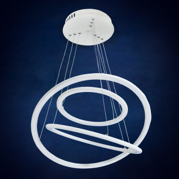 Люстра Verner Lighting YT258/3, 18/25/31 Вт, 3000-6500 K, 1 режим, пульт д/у, белый