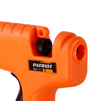 Пистолет эл. клеевой 100Вт PATRIOT GG101 (13г/мин, 2стерж.d11мм) *1