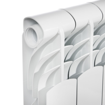 Радиатор алюминиевый 8 секций Royal Thermo Revolution, 350 мм, белый
