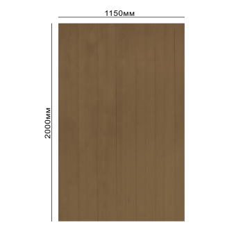 Поликарбонат 0.8 мм профилированный С-8-У стандарт, 1.15х2 м, бронзовый