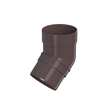 Колено трубы 80 мм ТехноНиколь, 135°, темно-коричневый Колено трубы 80 мм ТехноНиколь, 135°, темно-коричневый
