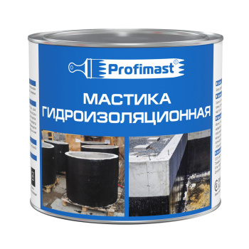 Мастика битумная 2 л Profimast, гидроизоляционная