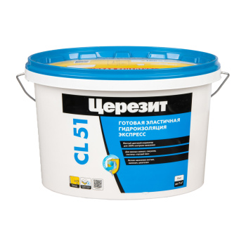Гидроизоляция эластичная 5 кг Церезит CL 51, бесшовная