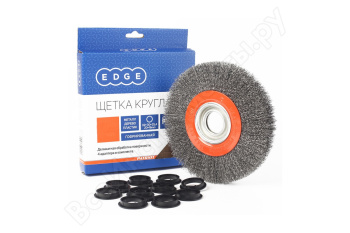 Щетка-крацовка "круглая" для точила гофрированная проволока 200мм*32/30/25,4/16мм PATRIOT *1/10/20
