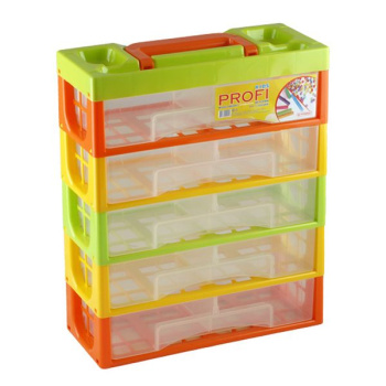 Контейнер д/хранения пластм.Детский "Профи KIDS" 5 выдв,секций арт.50001 ("Полимербыт") *1/6