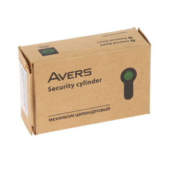 Механизм врезной JM-90(40/50) хром, ключ/ключ Avers *1/12/72