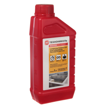 Суперпластификатор 1 л ТехноНиколь, для повышения прочности бетона