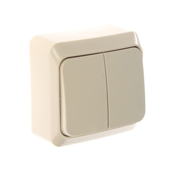 Выключатель "Этюд" ОП 2кл. кремовый ВА10-002К *10/25