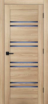Дверь межкомнатная остеклённая ЦАРГИ ПВХ COMFORT-11 Сканди крем 3D 600мм BROZEX-WOOD*1