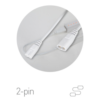 Кабель соединит.для светильника 0,25м 2 pin папа-мама IEC С7/С8 *1/400