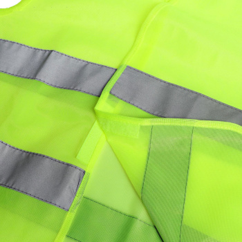 Жилет сигнальный TORSO, светоотражающий, салатовый, 2 класс, размер 2XL 3628605