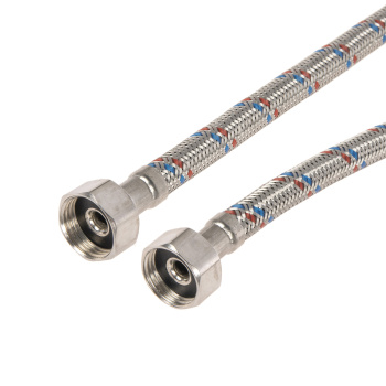 Шланг соединительный 120 см ММ стальная гайка CTM CWFHF120 *10/80