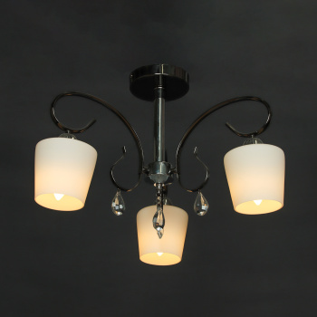 Люстра Verner Lighting R0147/3, 40 Вт, E27, 3 лампы, черный/хром