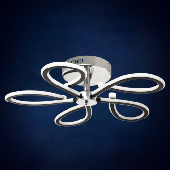 Люстра Verner Lighting YT161/5, 100 Вт, 3000-6500 K, 3 режима, пульт д/у, хром