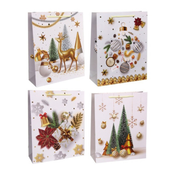Пакет подарочный «Зимняя сказка», 26х32х10 см