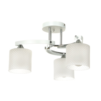 Люстра Verner Lighting N2163/3, 40 Вт, Е27, 3 лампы, белый/хром