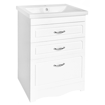 Тумба /LOGRO/ "Пинта 60/3" (выписывать раковину COMO (БЛ322) Cersanit) *1/6