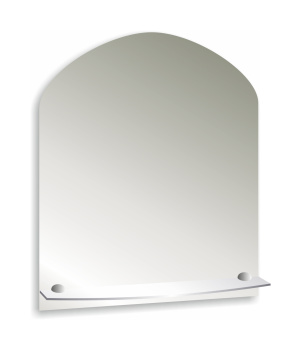 Зеркало МЗ "Арка" с полкой 39х58  *1/10*