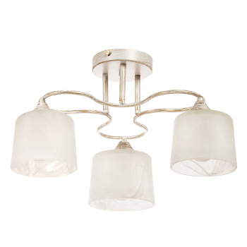 Люстра Verner Lighting N2058/3, 40 Вт, Е27, 3 лампы, белый/золото